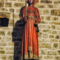 The relics of Charles le Bon, who was assassinated, are kept here